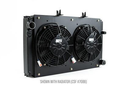 CSF Aluminium Fan Shroud with Twin 9-inch Fans for Porsche 944 & 924S - image 2