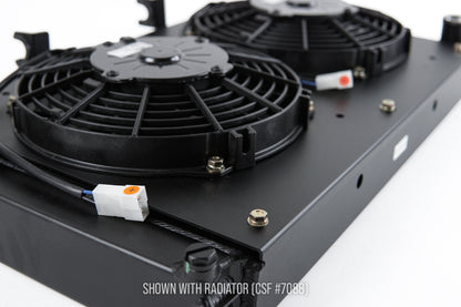 CSF Aluminium Fan Shroud with Twin 9-inch Fans for Porsche 944 & 924S - image 4