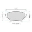 PBS Mazda MX5 (NB)  - SVT Sport / MazdaSpeed Front Performance Pads 8182 - FD Racing