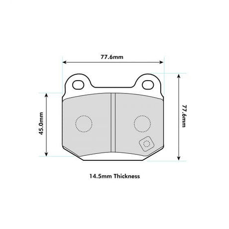 PBS Nissan 350Z  3.5 V6 24V Rear Pads 8198 - FD Racing