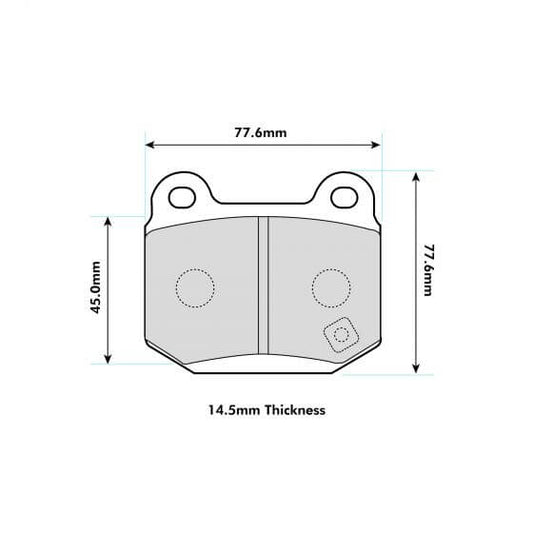 PBS AP Racing CP5111 Family PBS Pads 8198