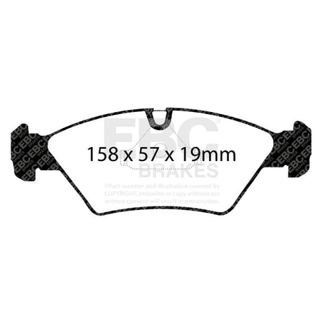 EBC Brakes Pad and Disc Full vehicle Kit (PD40K1549) Image 2