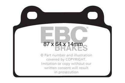 EBC Orangestuff 9000 Series Race Brake Pad Set (DP91985) Image 1