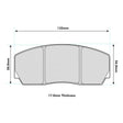 PBS HISPEC  Monster RS132 4&6 POT Pad  8223 - FD Racing