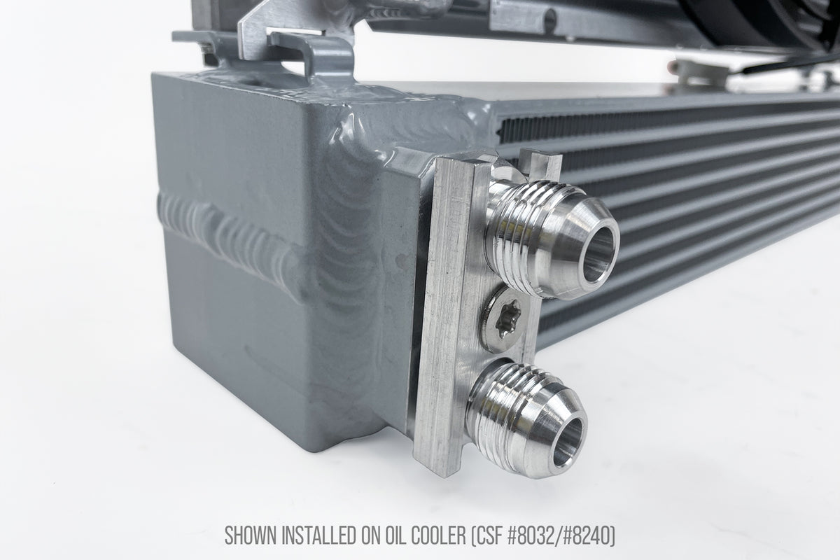 CSF -10 AN Fitting Adapter for CSF 8032 & 8240 S54 Oil Coolers - image 3