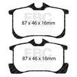 EBC Brakes Pad and Disc Kit (PDKR857) Image 1