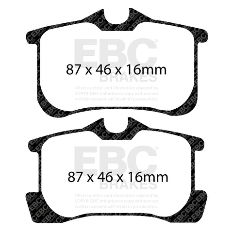 EBC Brakes Pad and Disc Kit (PDKR857) Image 1