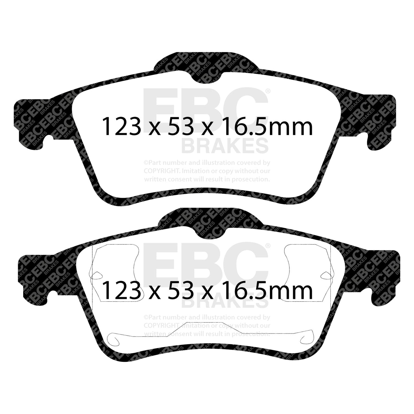 EBC Brakes Pad and Disc Full vehicle Kit (PD40K1606)
