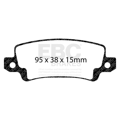 EBC Brakes Pad and Disc Full vehicle Kit (PD40K1836) Image 5