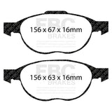 EBC Performance Pack Pad & Line Kit with Yellowstuff Pads (PLK1973) Image 4
