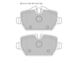PBS BMW 1 E87  PBS Prorace Rear  Pads 8331PR - FD Racing