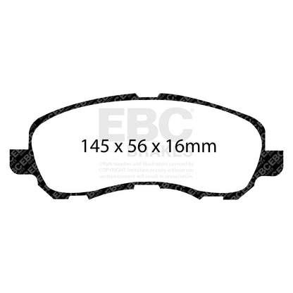 EBC Brakes Pad and Disc Full vehicle Kit (PD40K1322) Image 1