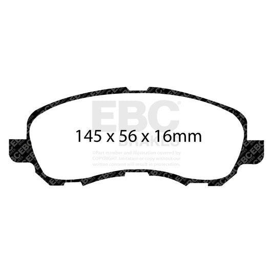 EBC Brakes Pad and Disc Full vehicle Kit (PD40K1322) Image 1