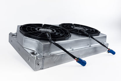 CSF Motorsport Dual-Pass Radiator Module with Shroud & Twin 14-inch SPAL Fans (Universal) - image 4