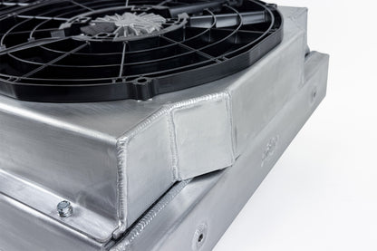 CSF Motorsport Dual-Pass Radiator Module with Shroud & Twin 14-inch SPAL Fans (Universal) - image 5