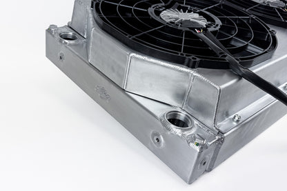 CSF Motorsport Dual-Pass Radiator Module with Shroud & Twin 14-inch SPAL Fans (Universal) - image 6
