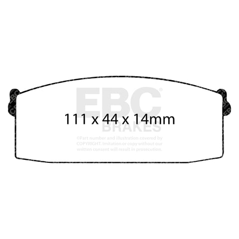 EBC Brakes Pad and Disc Kit (PDKF1430) Image 3