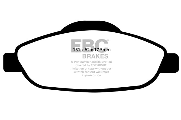 EBC Brakes Pad and Disc Full vehicle Kit (PD40K1494)