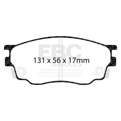 EBC Ultimax OE Replacement Brake Pad Set (DP1464) Image 2