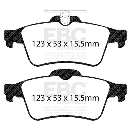 EBC Brakes Pad and Disc Kit (PDKR536) Image 2