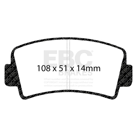 EBC Brakes Pad and Disc Kit (PDKF1168) Image 3