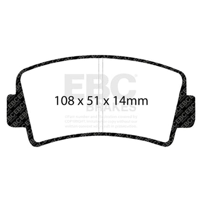 EBC Brakes Pad and Disc Kit (PDKF1169) Image 4