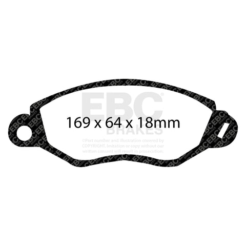 EBC Brakes Pad and Disc Kit (PDKF808) Image 4