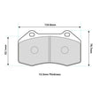 PBS Alfa Romeo MiTo (Brembo)Caliper Brake Pads 8541 - FD Racing