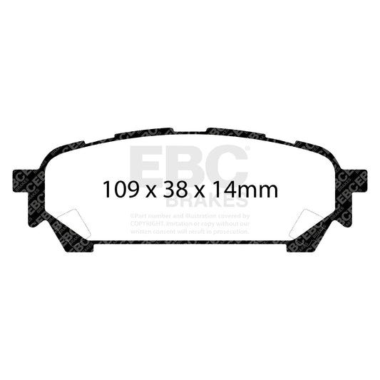 EBC Brakes Pad and Disc Kit (PD12KR239) Image 2