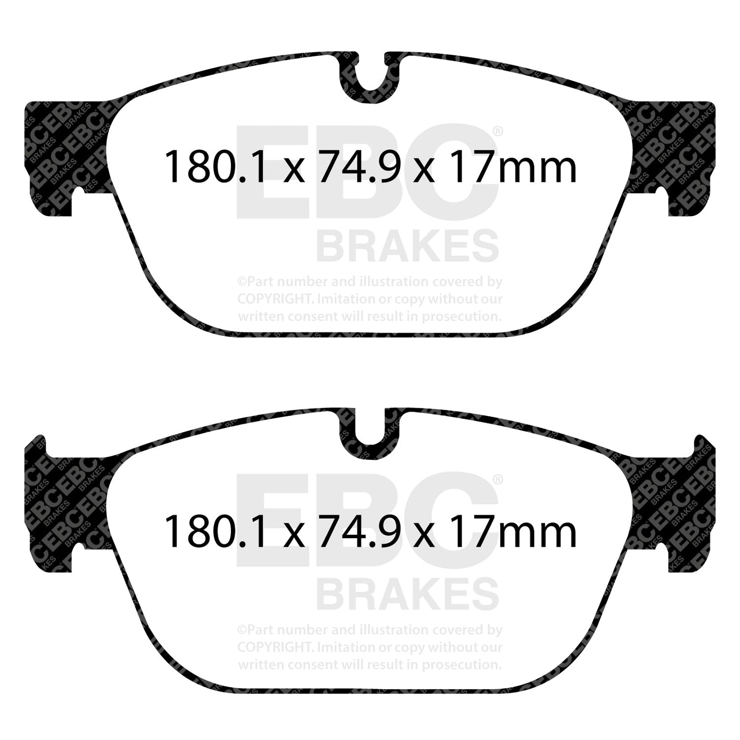 EBC Brakes Pad and Disc Full vehicle Kit (PD40K586)