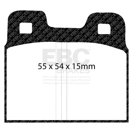 EBC Brakes Pad and Disc Kit (PDKR025) Image 2