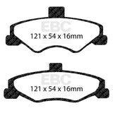 EBC Brakes Pad and Disc Kit (PDKR213) Image 4