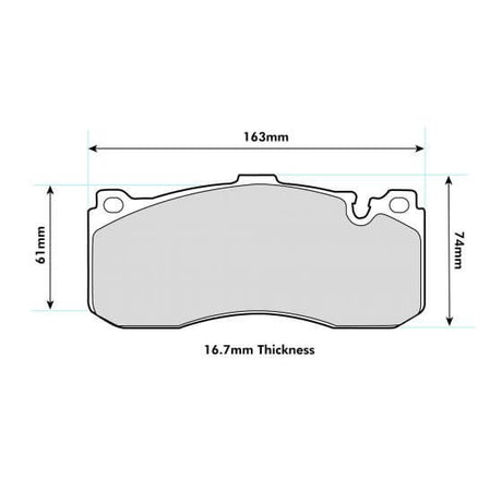 PBS Mini (R56)John Cooper Works GP 2012 2013 PBS Prorace front Pads 8594PR - FD Racing
