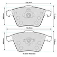 PBS SEAT LEON (1P1)  Front  Pads 8602 - FD Racing