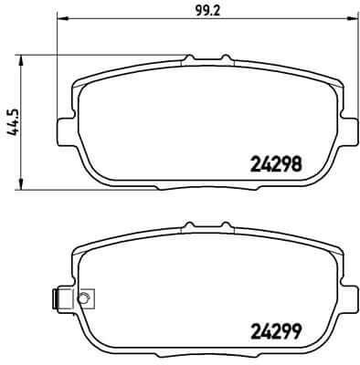 PBS Mazda MX5 MK3 (NC) Race Brake Pads - 1.8 / 2.0 Rear Pads  8614 - FD Racing