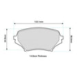 PBS Mazda MX5 MK3 (NC) Race Brake Pads - 1.8 / 2.0 Front Performance Pads - FD Racing