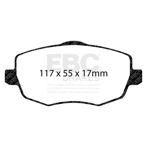 EBC Brakes Pad and Disc Kit (PDKF1054)