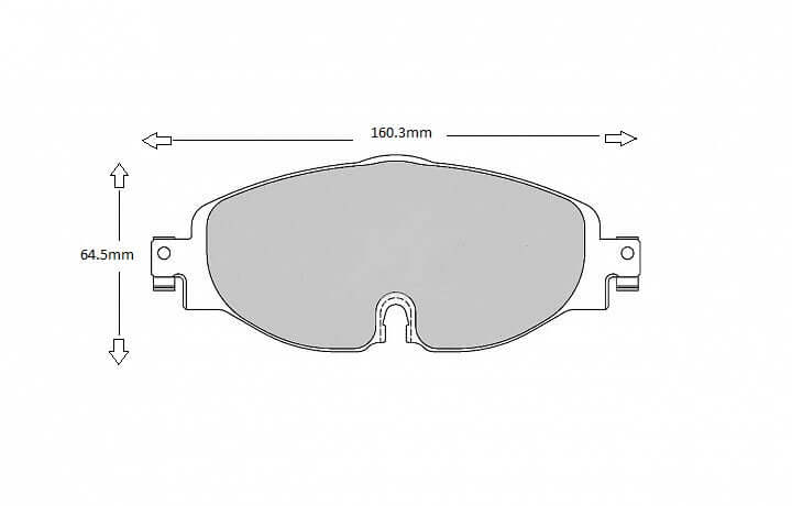PBS Seat LEON Brake pads 2012> on  8638