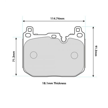 PBS BMW M2 Front Performance Brake Pads 8685 - FD Racing