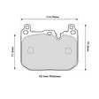 PBS BMW 3 Series (F30, F31, F34, F35, F80 with Brembo caliper) Front Pads 8685 - FD Racing