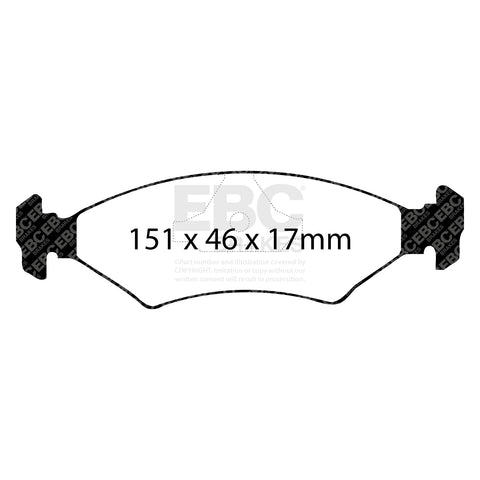 EBC Brakes Pad and Disc Kit (PD03KF480) Image 3
