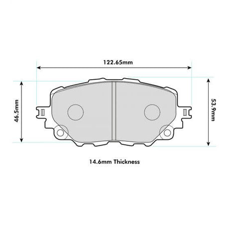 PBS MX5 MK4 Front ProRace Pads 2015>now  8745PR - FD Racing