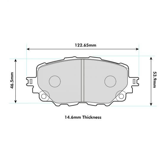 PBS MX5 MK4 Front ProRace Pads 2015>now  8745PR - FD Racing