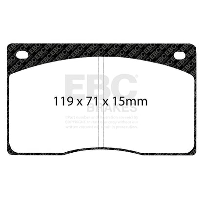 EBC Greenstuff 2000 Series Sport Brake Pad Set (DP2262) Image 4