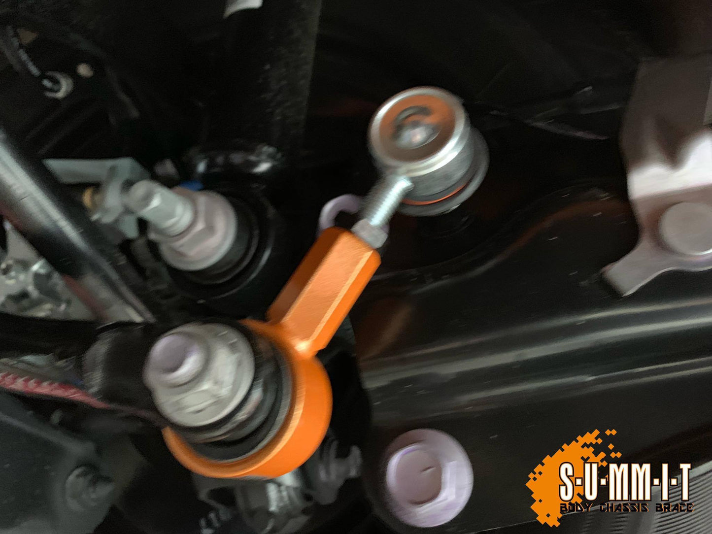 SWAVE &amp; SUMMIT Adjustable Stabilizer Links 75 - 95mm for Toyota Yaris GR Image 2