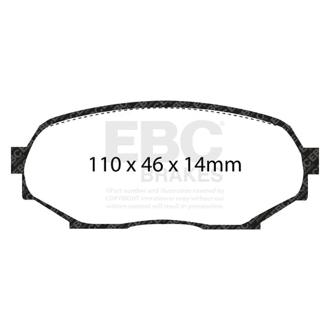 EBC Brakes Pad and Disc Full vehicle Kit (PD40K007) Image 4