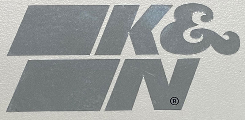 K&N Decal Die Cut Chrome (89-0003-1)