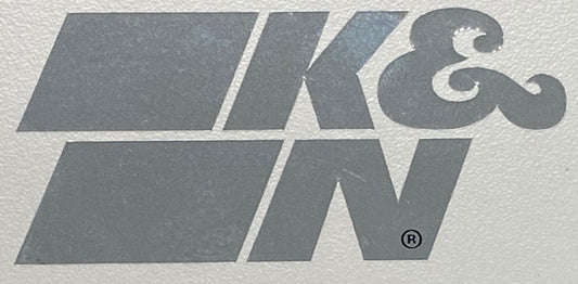 K&N Decal Die Cut Chrome (89-0003-1)