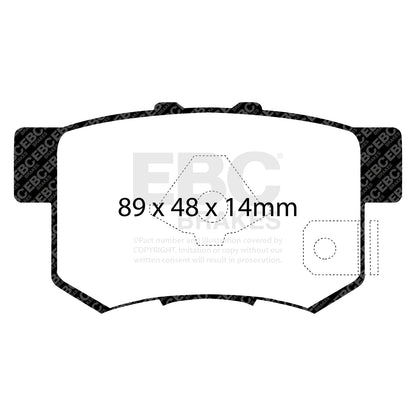 EBC Brakes Pad and Disc Full vehicle Kit (PD40K708)