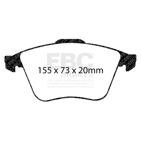 EBC Racing RP-X Track and Race Brake Pads (DP81946RPX) Image 2